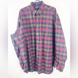 The Big Oxford Ralph Lauren Plaid long sleeve shirt